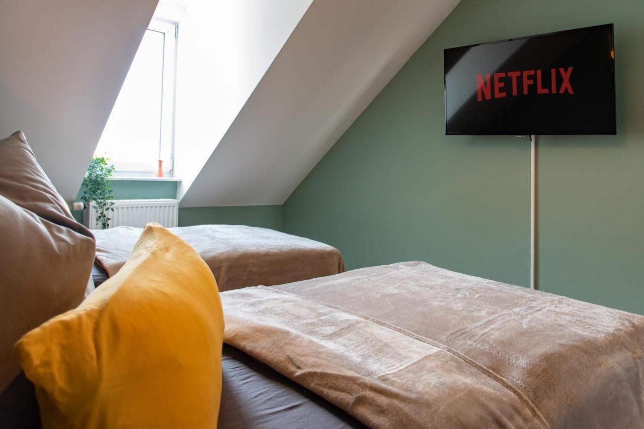 Bauhaus Apartment - Netflix, Nespresso, Zentral, Messe Chemnitz Bagian luar foto