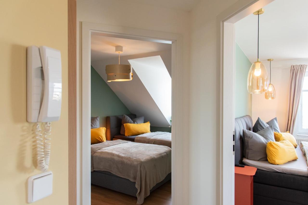 Bauhaus Apartment - Netflix, Nespresso, Zentral, Messe Chemnitz Bagian luar foto