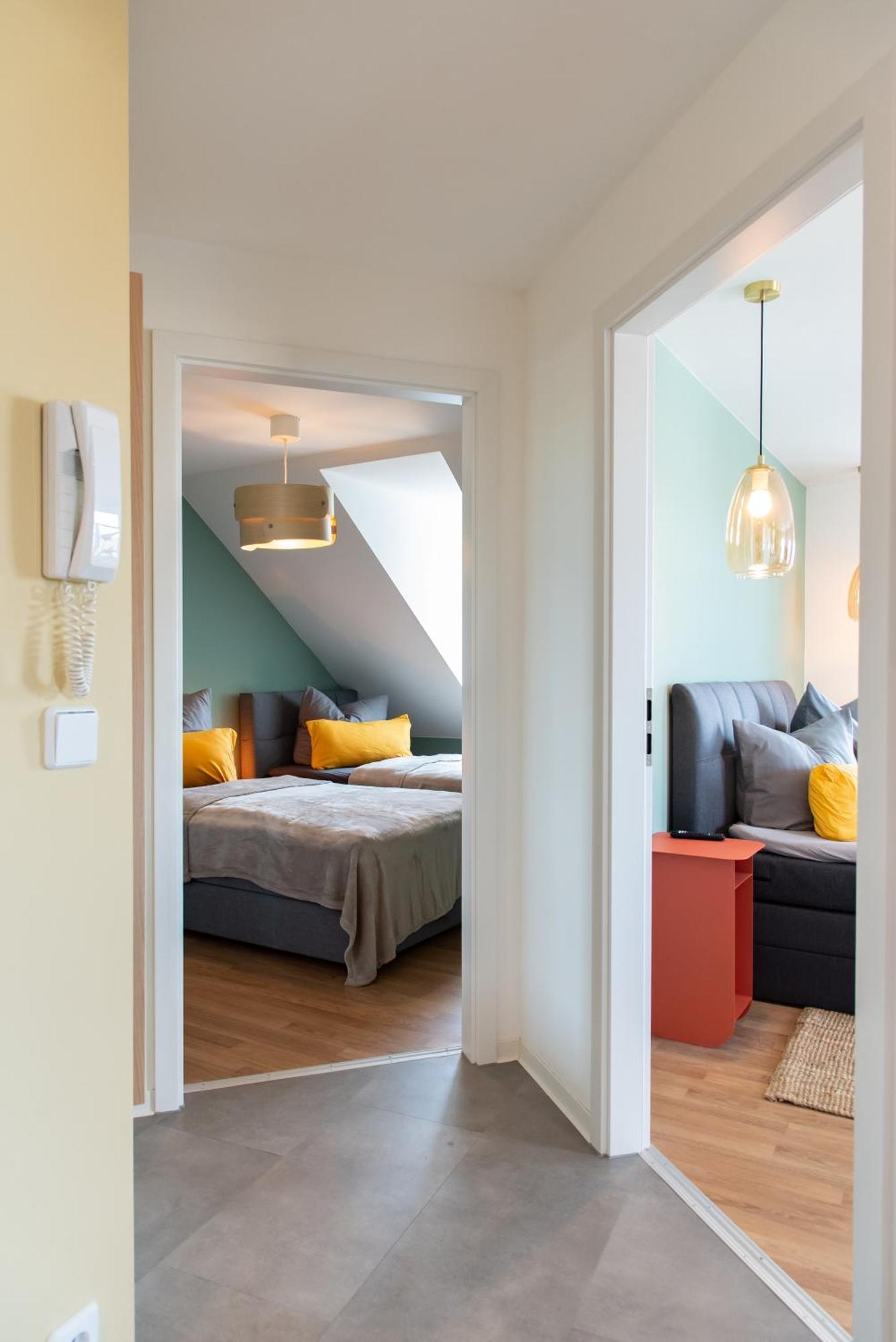 Bauhaus Apartment - Netflix, Nespresso, Zentral, Messe Chemnitz Bagian luar foto