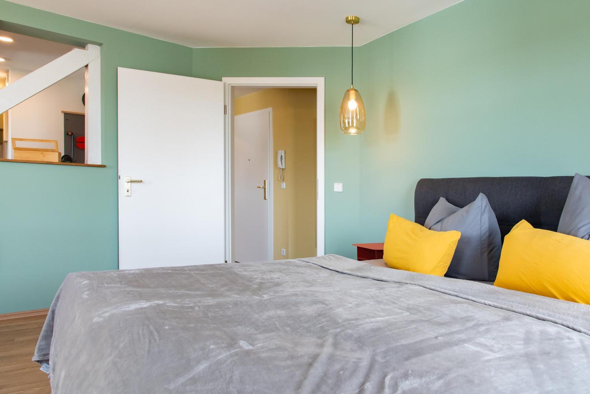 Bauhaus Apartment - Netflix, Nespresso, Zentral, Messe Chemnitz Bagian luar foto